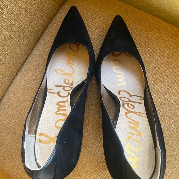 Sam Edelman Black stilettos, suede. Never worn. - Picture 3 of 5